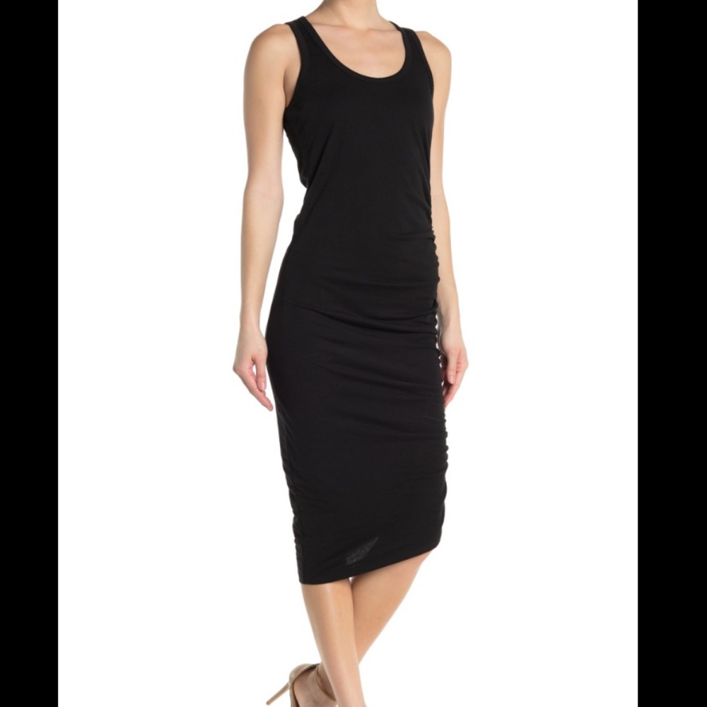 Veronica Beard Ruched Decker Midi Dress its a S - M